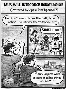 Robot Umpires with Apple Intelligence